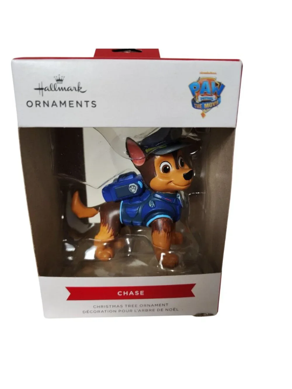 Hallmark Paw Patrol Chase Christmas Tree Character Ornament Collectible Holiday